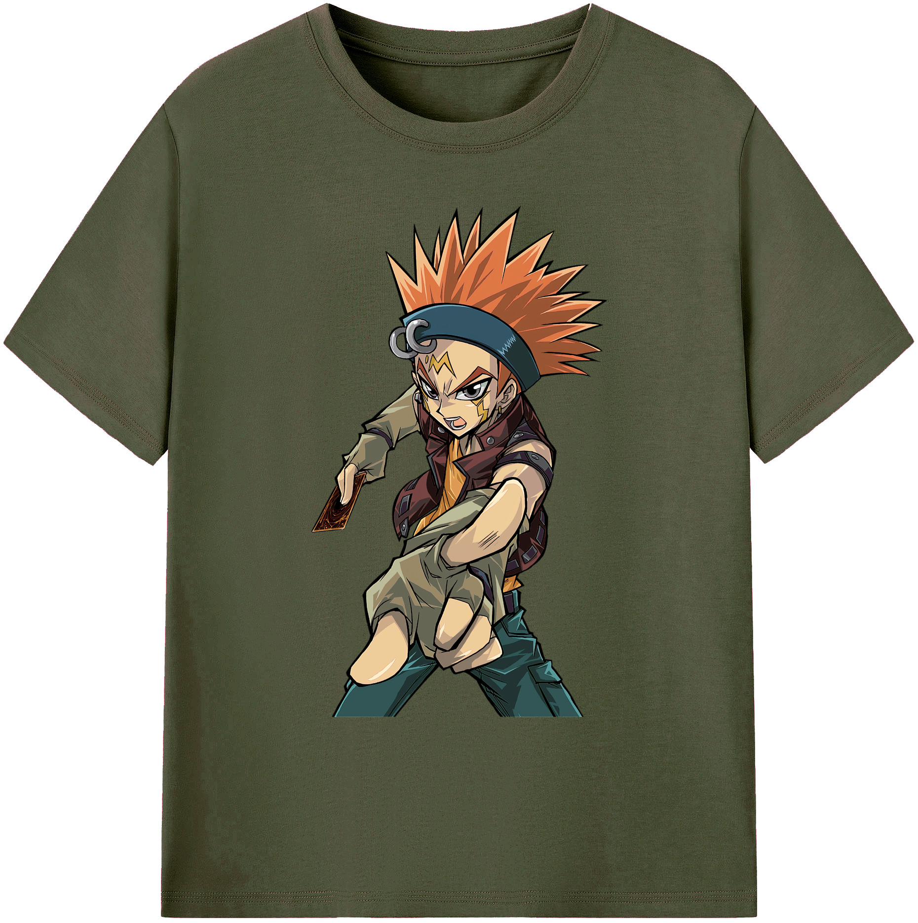 遊☆戯☆王 Yu-Gi-Oh! 綿100％ メンズ半袖Tシャツ｜肌触りやわらか＆通気性